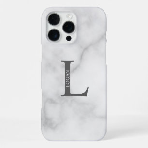 Personalized Monogram and Name iPhone 16 Pro Max Case