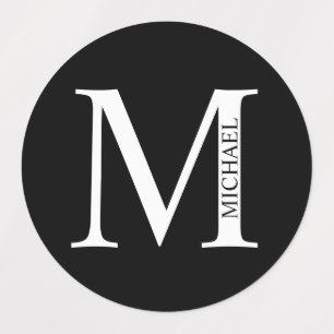 Personalized Monogram and Name Labels