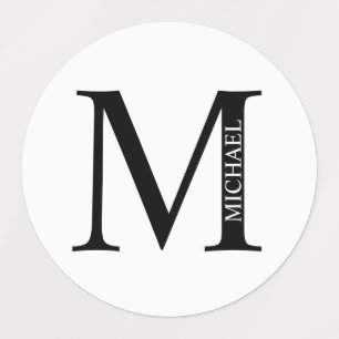 Personalized Monogram and Name Labels