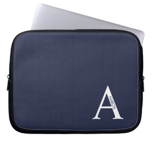 Personalized Monogram and Name Laptop Sleeve