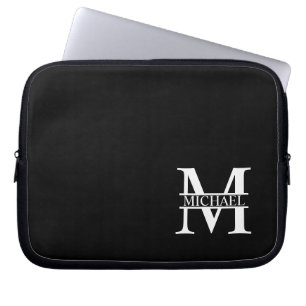 Personalized Monogram and Name Laptop Sleeve