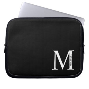 Personalized Monogram and Name Laptop Sleeve
