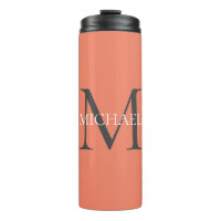 Personalized Monogram and Name Light Pink