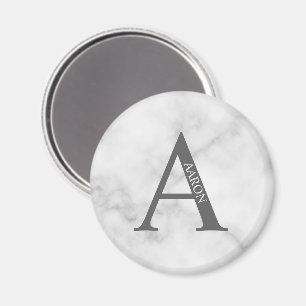 Personalized Monogram and Name Magnet