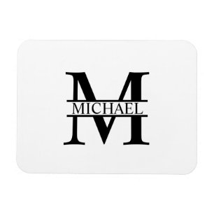 Personalized Monogram and Name Magnet