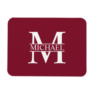 Personalized Monogram and Name Magnet