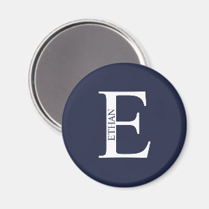 Personalized Monogram and Name Magnet