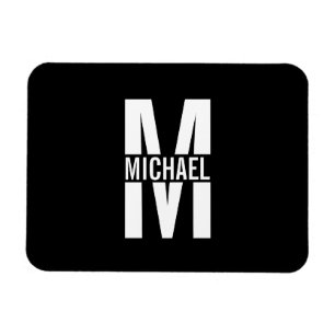 Personalized Monogram and Name Magnet