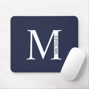 Personalized Monogram and Name Mouse Pad