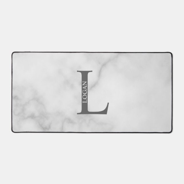 Personalized Monogram and Name Mouse Pad (Front)