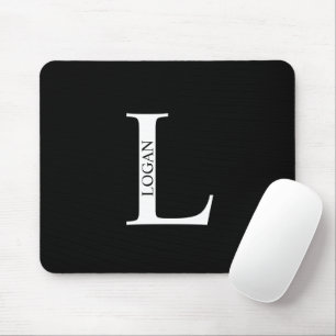Personalized Monogram and Name Mouse Pad