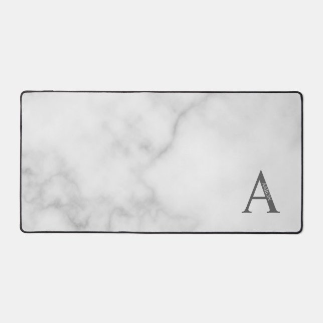 Personalized Monogram and Name Mouse Pad (Front)