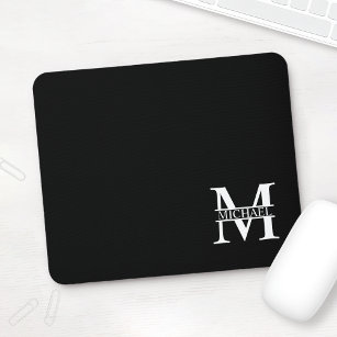 Personalized Monogram and Name Mouse Pad