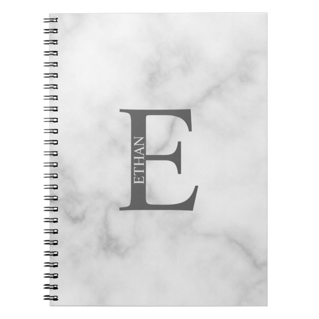 Personalized Monogram and Name Notebook (Front)