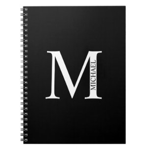 Personalized Monogram and Name Notebook