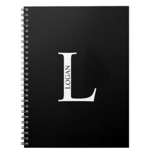 Personalized Monogram and Name Notebook