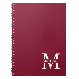 Personalized Monogram and Name Notebook