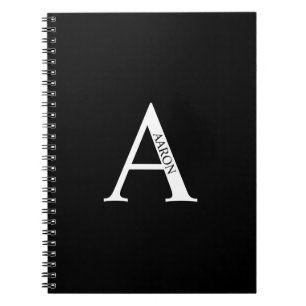 Personalized Monogram and Name Notebook