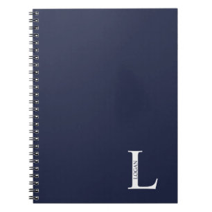 Personalized Monogram and Name Notebook