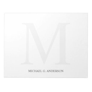 Personalized Monogram and Name Notepad