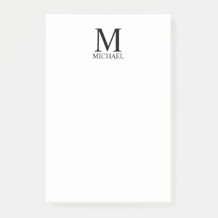 Personalized Monogram and Name Notepad