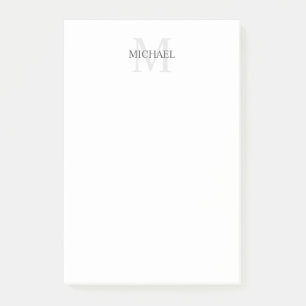 Personalized Monogram and Name Notepad