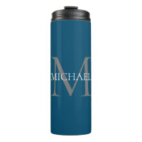 Personalized Monogram and Name Ocean Blue