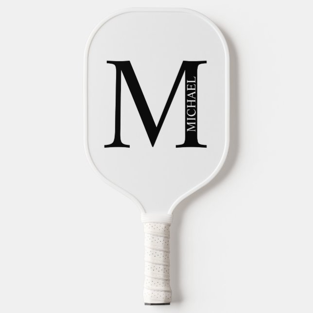 Personalized Monogram and Name Pickleball Paddle (Front)