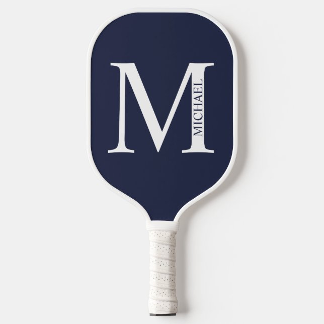 Personalized Monogram and Name Pickleball Paddle (Front)