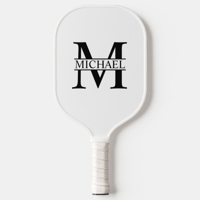 Personalized Monogram and Name Pickleball Paddle (Front)