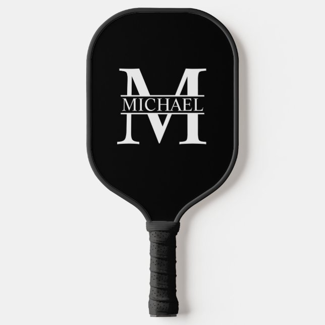 Personalized Monogram and Name Pickleball Paddle (Front)
