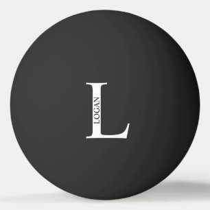 Personalized Monogram and Name Ping Pong Ball