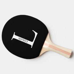Personalized Monogram and Name Ping Pong Paddle