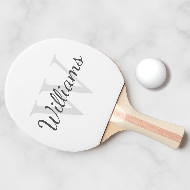 Personalized Monogram and Name Ping Pong Paddle (Creator Uploaded)