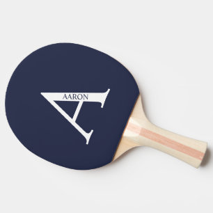 Personalized Monogram and Name Ping Pong Paddle