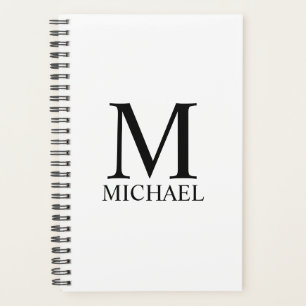 Personalized Monogram and Name Planner