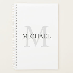 Personalized Monogram and Name Planner