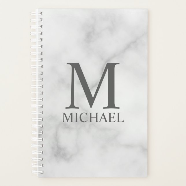 Personalized Monogram and Name Planner (Front)