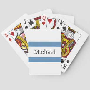 Personalized Monogram and Name Playing Cards