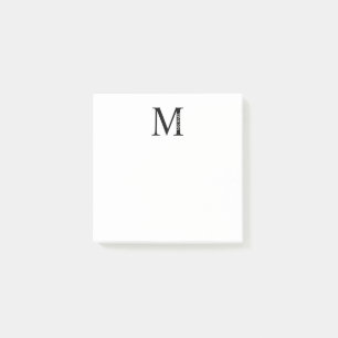 Personalized Monogram and Name Post-it Notes