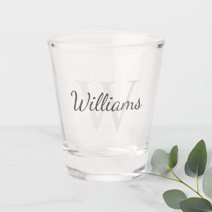 Personalized Monogram and Name Shot Glass