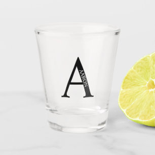 Personalized Monogram and Name Shot Glass
