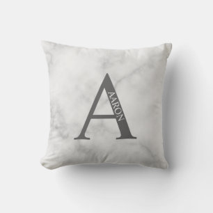 Personalized Monogram and Name Throw Pillow
