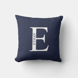 Personalized Monogram and Name Throw Pillow