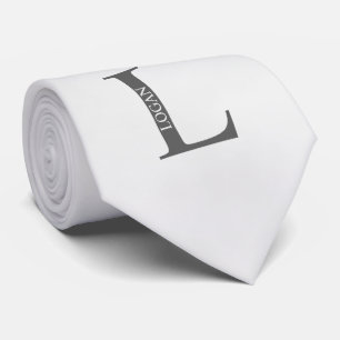 Personalized Monogram and Name Tie
