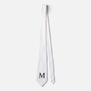 Personalized Monogram and Name Tie