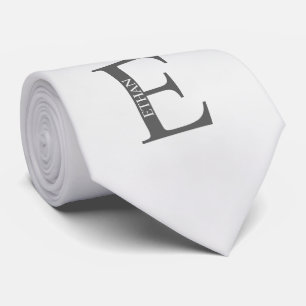 Personalized Monogram and Name Tie