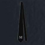 Personalized Monogram and Name Tie<br><div class="desc">Personalized Monogram and Name Gifts
featuring personalized monogram and name in classic serif font style.
Perfect as father's day gifts for dad, gifts for grandfather, husband, groom, best man, groomsmen and more.</div>