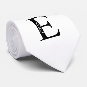 Personalized Monogram and Name Tie
