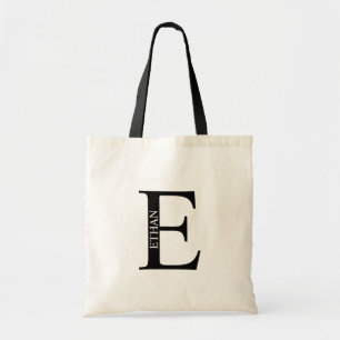 Personalized Monogram and Name Tote Bag